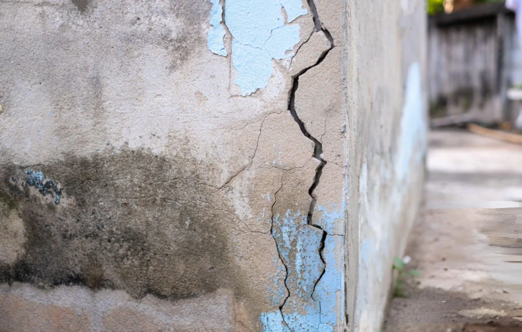 cracked wall structural repair brooksville fl 01